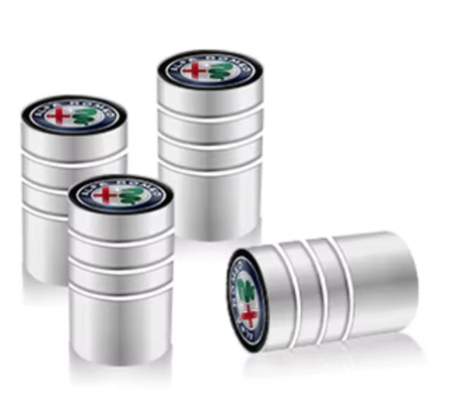 4x Bouchons de valves Alfa Romeo