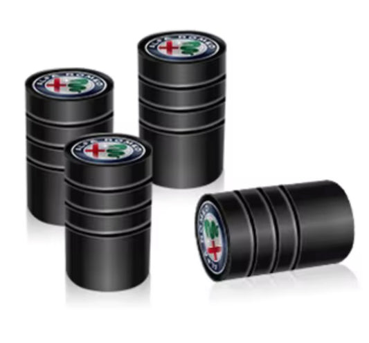 4x Bouchons de valves Alfa Romeo