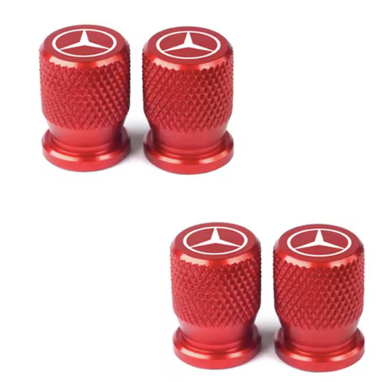 4x Bouchons de Valve Mercedes