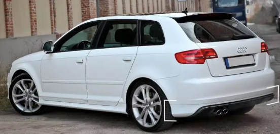 Audi A3 Sportback 8P diffuser
