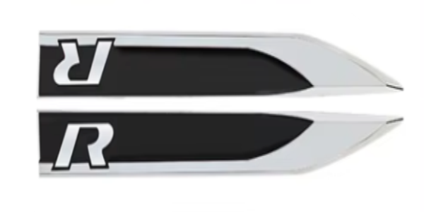 2x Logos Ailes Volkswagen R