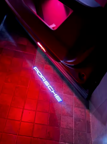 2x LEDs de portes Porsche