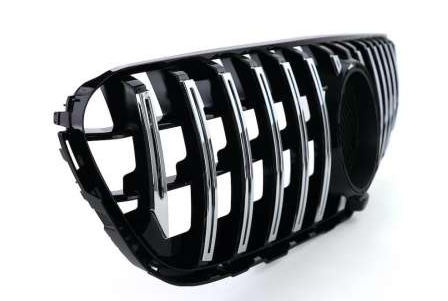 Calandre Mercedes Benz Classe GLC Panamericana Noir et Chrome (15-19)