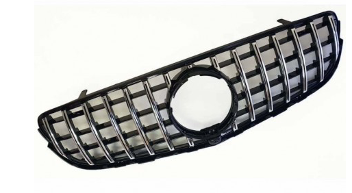 Calandre Mercedes Benz Classe GLC Panamericana Noir et Chrome (15-19)
