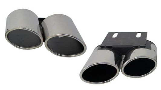 2x Embouts D'échappements chrome Audi A3 8V de 2013 à 2017