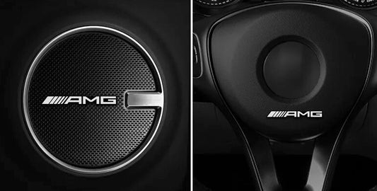 4x Logo Mercedes AMG