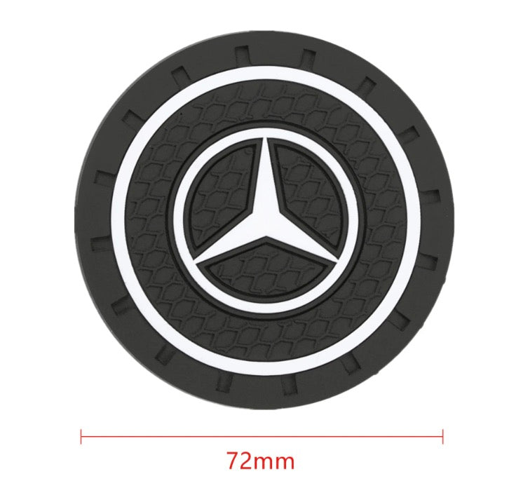 2x tapis porte bouteille Mercedes