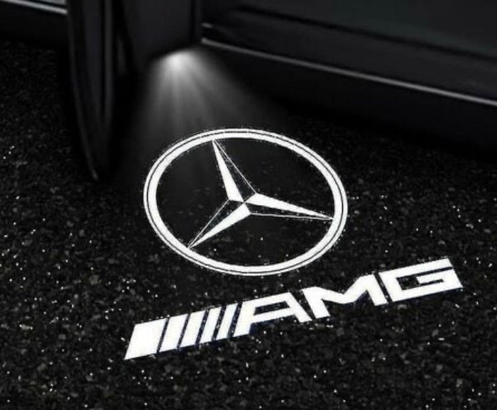 2x Leds de portes Logo "Mercedes AMG"