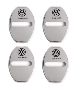 4x Couvercles de serrure de porte Vw Chrome