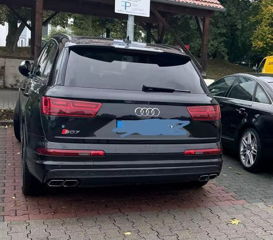 Logo de coffre Audi SQ7 Chrome