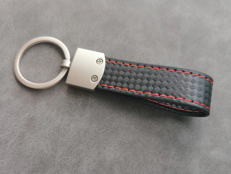 Porte clés Volkswagen GTI effet carbone