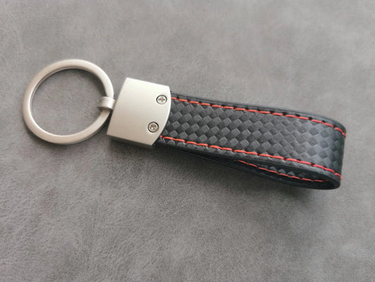 Porte clés Volkswagen GTI effet carbone