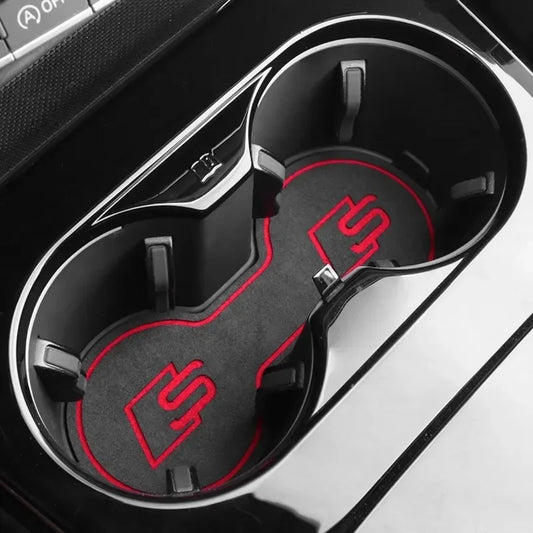 Sous verre Audi S-Line en daim A4, A5 (17-22)