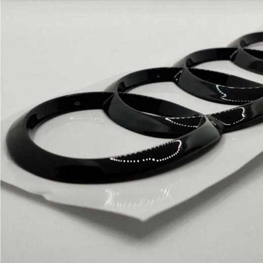 2x Logos Audi noir Brillant Audi A5 sportback