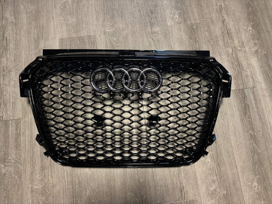Calandre Audi A1 Look RS1 Noir brillant (10-14)