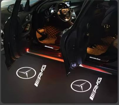 2x Leds de portes Logo AMG pour Mercedes CLA C118, CLS C257, E Coupé C238 (18-23)