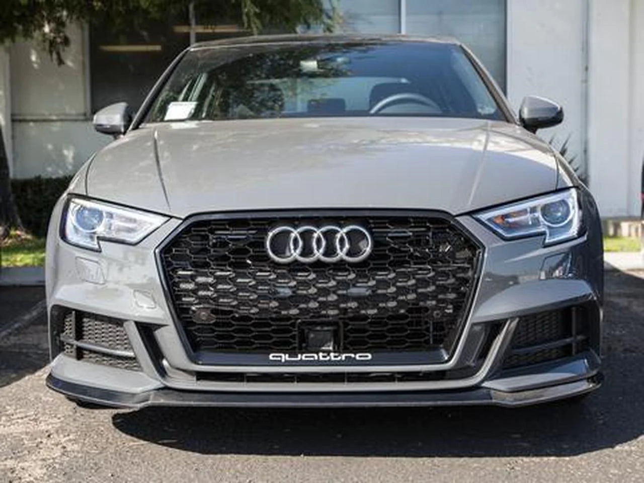 Calandre Audi A3 8V Look RS3 Noir 2016 à 2019