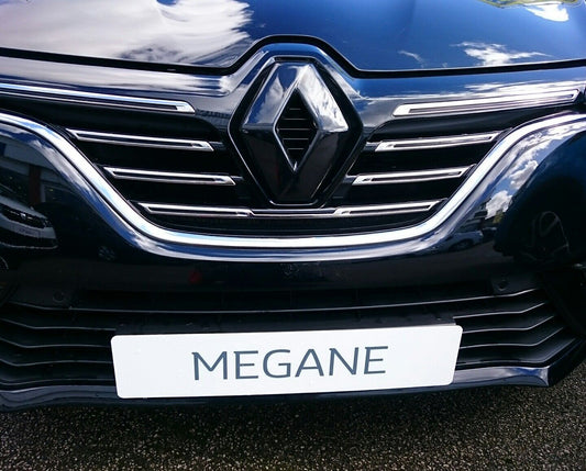 Logo Renault Megane 3, Captur et Clio noir brillant (13-18)