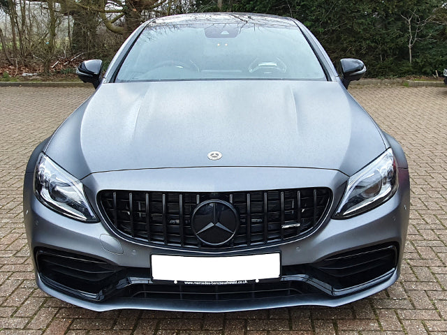 Logo de calandre Mercedes AMG pour calandre Panamericana - Chrome