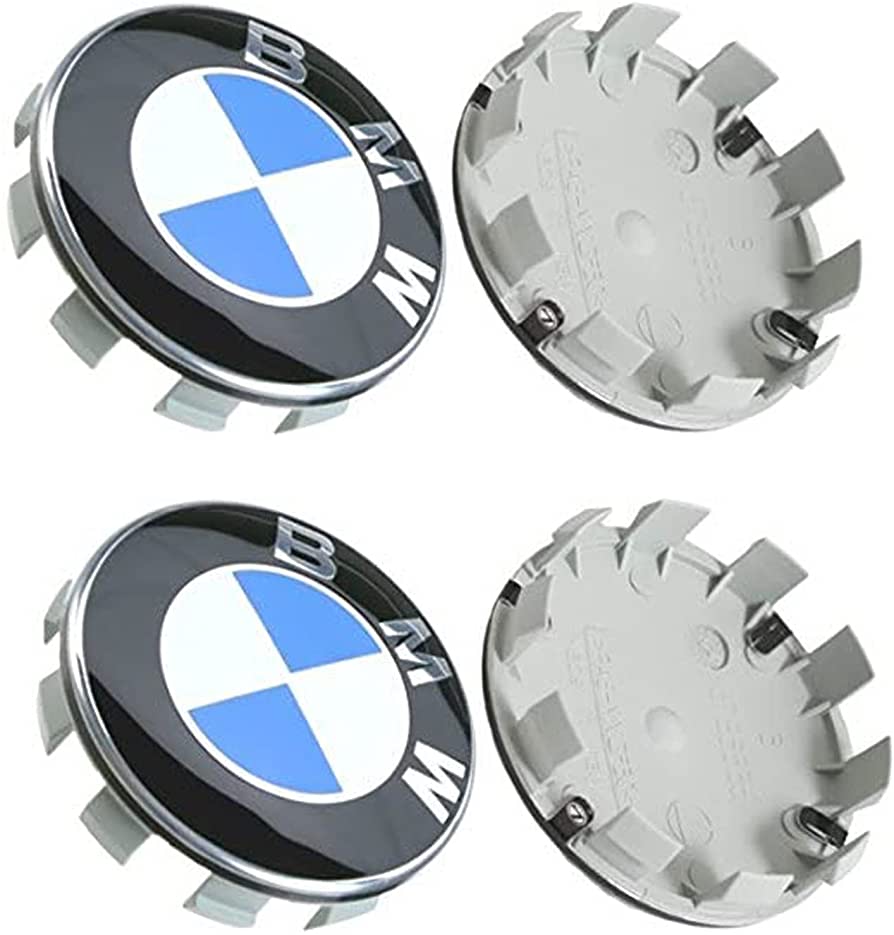 4x Centres de Roues Bmw 68mm