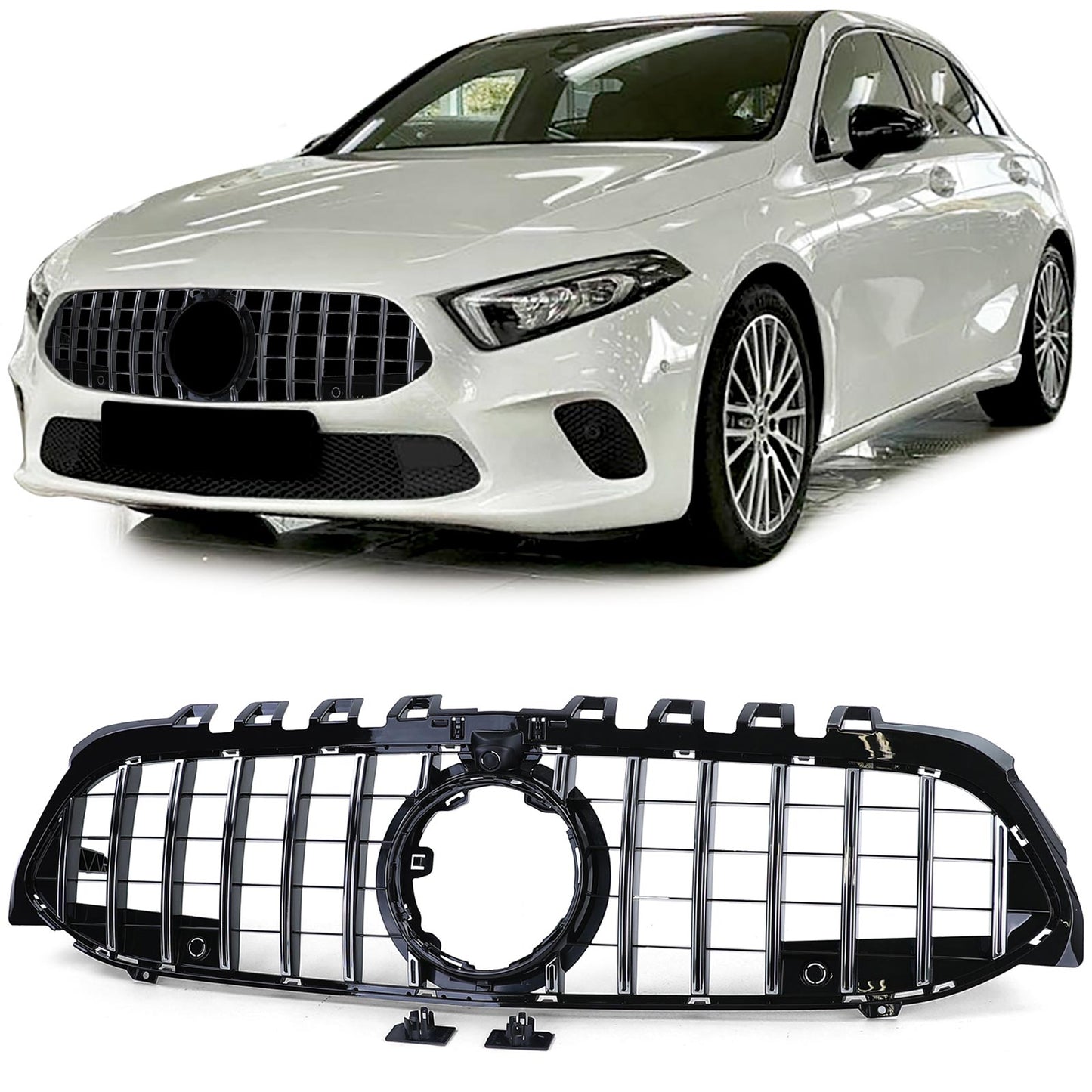 Grille de calandre Mercedes Classe A W177 V177 GT-R Panamericana 18+ (Avec camera)