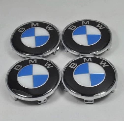 4x Centres de Roues Bmw 60mm