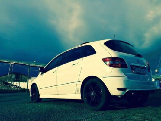 4x Centres de Roues Mercedes Noir 60mm