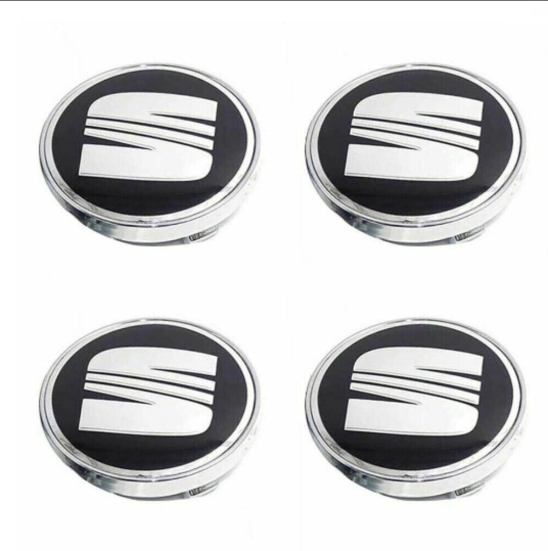 4x Centres de Roues Seat 63mm