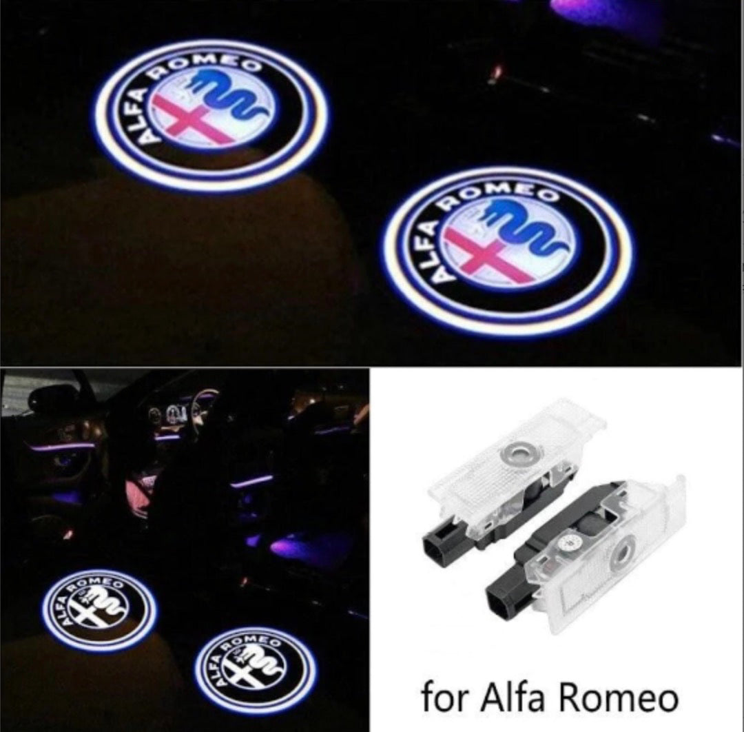 2x Leds de portes Logo "Alfa Roméo"