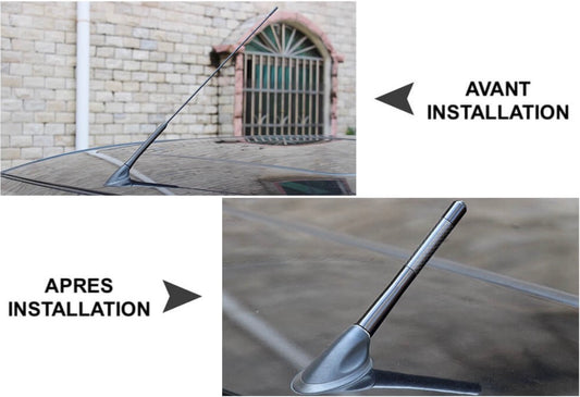 Antenne courte Carbone toutes marques