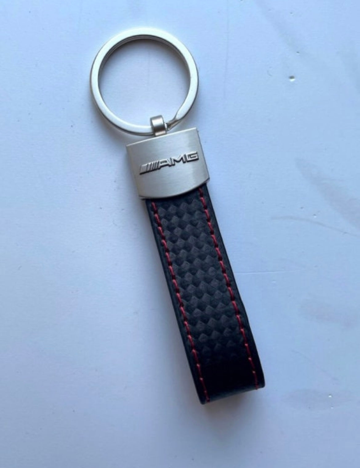 Porte clés Mercedes AMG effet carbone