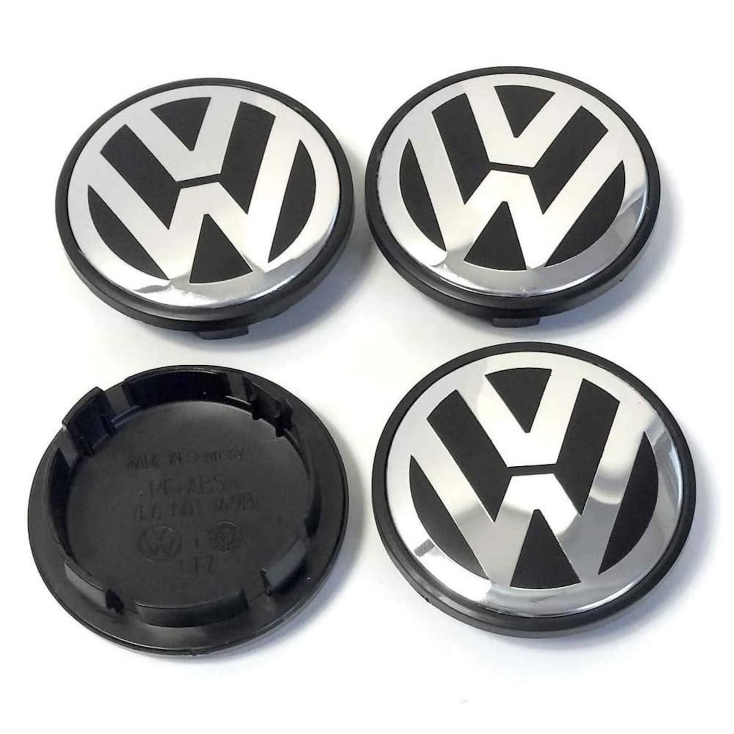 4x caches de jantes Volkswagen 55, 60, 65, 70 mm