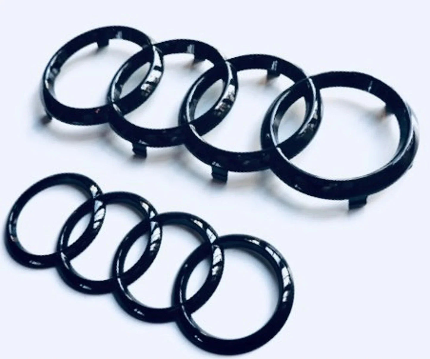 2x Logos Audi noir brillant Audi A6 C7 (2011-2018)