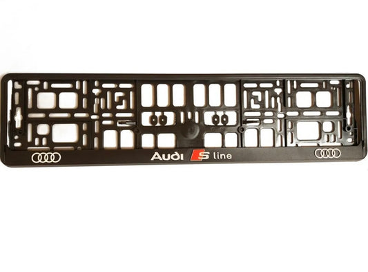 2x Supports de plaque Audi S-Line