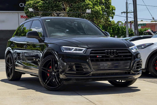 Logo Audi noir brillant toutes dimensions