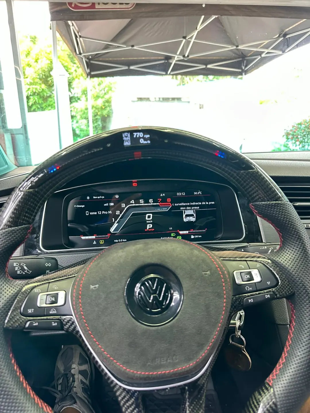 Cache / Couvercle Airbag sur mesure Volkswagen