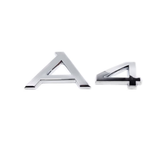 Logo Audi A4 Chrome