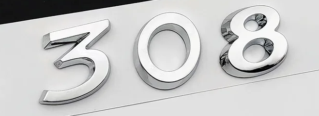 Logo de coffre Peugeot 308