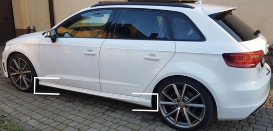 Bas de caisse Audi A3 8V Sportback Look S-Line