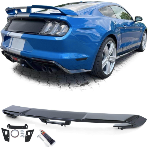 Becquet Noir brillant Ford Mustang Coupe Look Performance 500 V2