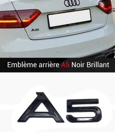 Logo Audi A5 Noir
