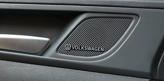 4x Autocollant Haut parleur Volkswagen