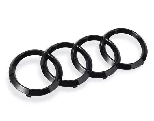Logo Audi noir brillant toutes dimensions