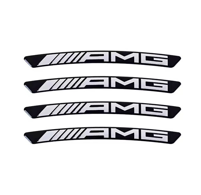 4x Stickers Jantes Mercedes AMG
