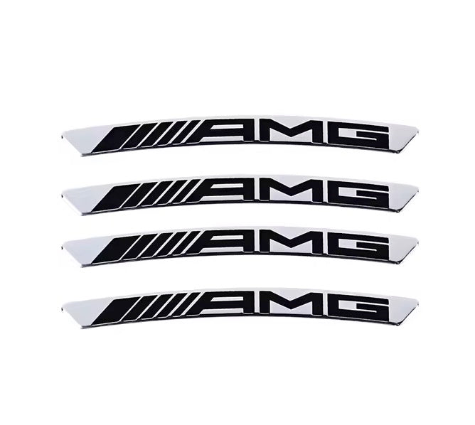 4x Stickers Jantes Mercedes AMG