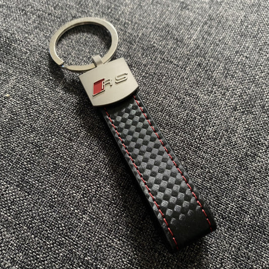 Porte clefs Audi RS effet carbone