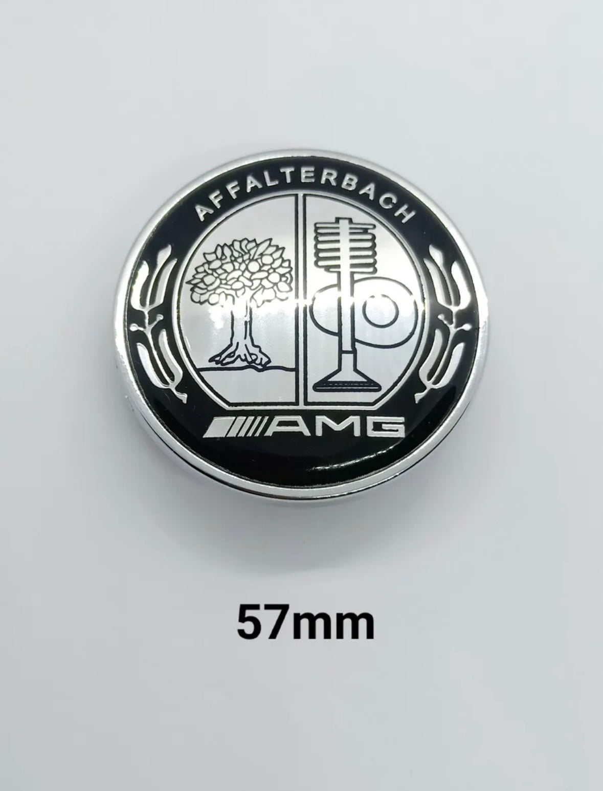 Logo capot Mercedes AMG 57mm