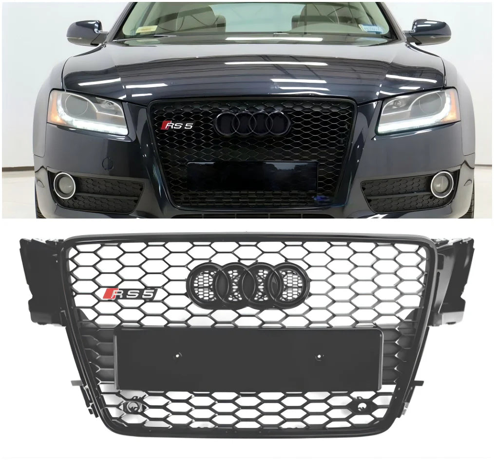 Gloss Black Grille for Audi A5 B9 (2016-2019) RS5 Look