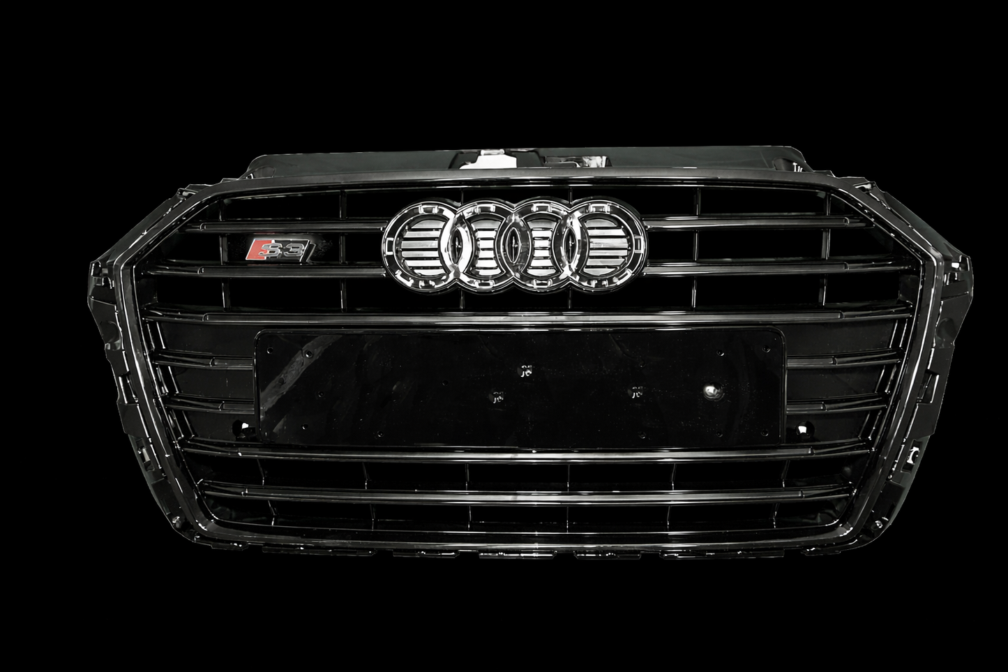 Audi A3 8V Facelift Grille, S3 Look, Gloss Black (12-16)