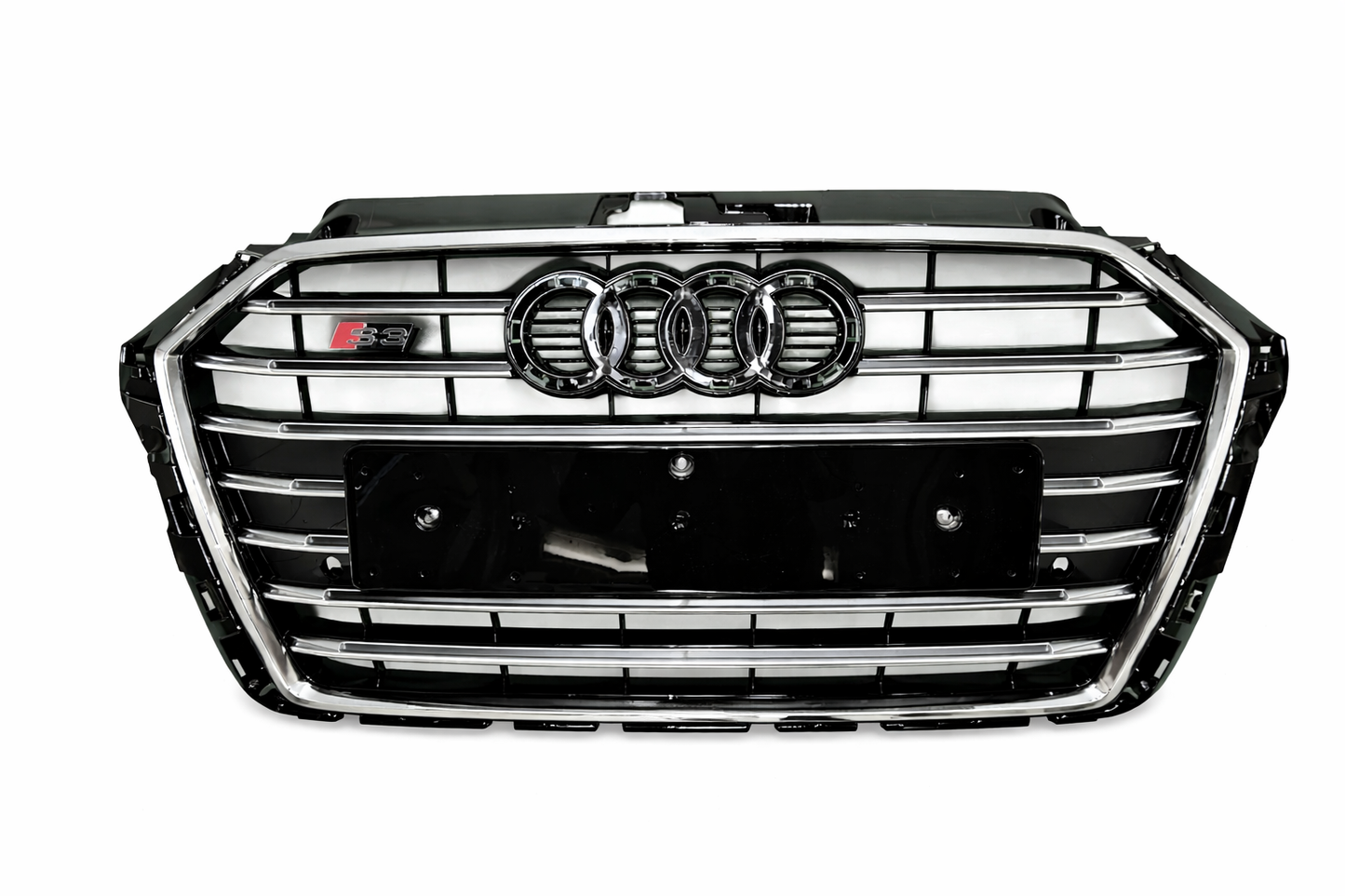Calandre Audi A3 8V Facelift Look S3 Noir et chrome (16-19)